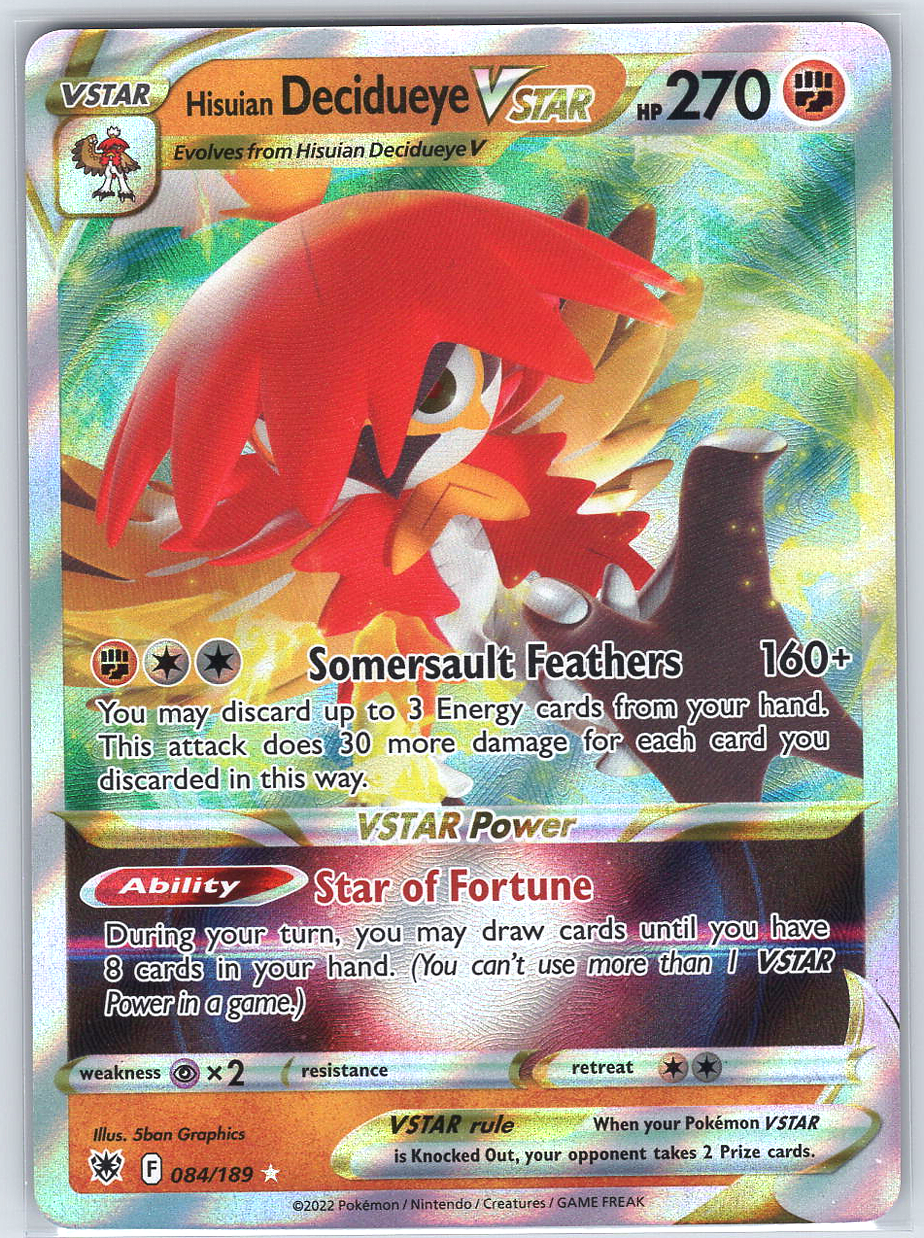 Hisuian Decidueye VSTAR #084/189
