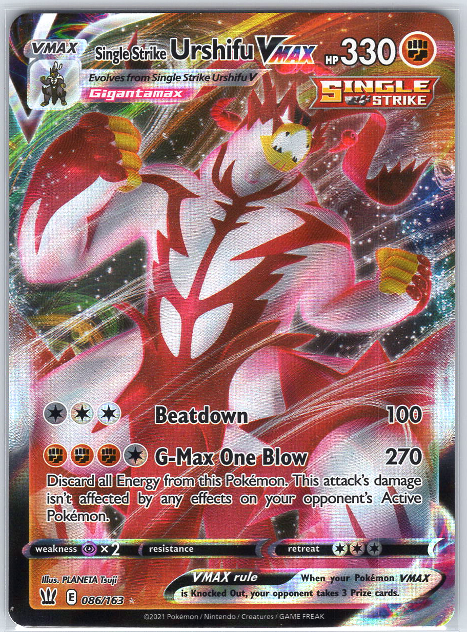 Single Strike Urshifu VMAX #086/163