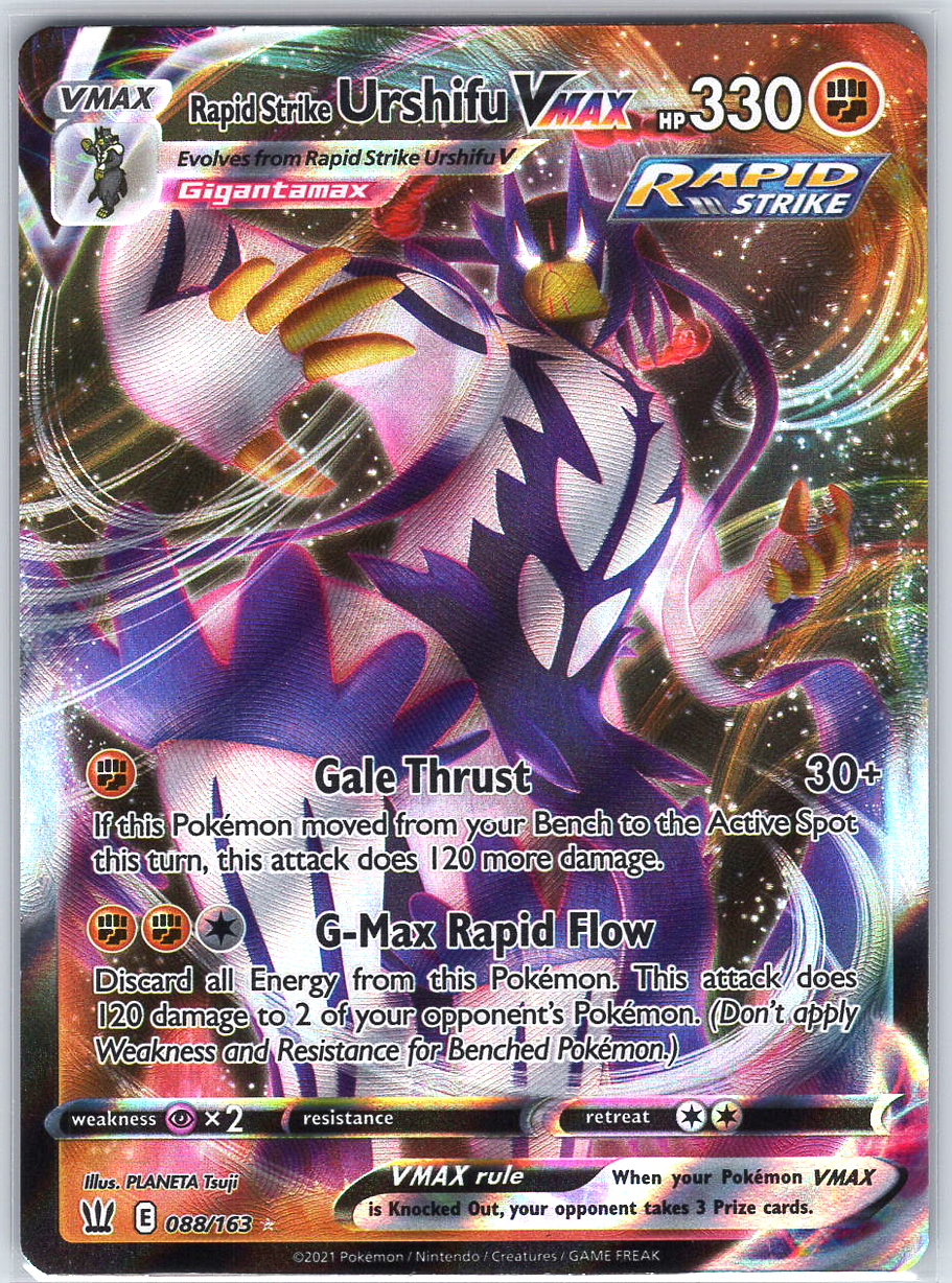 Rapid Strike Urshifu VMAX #088/163
