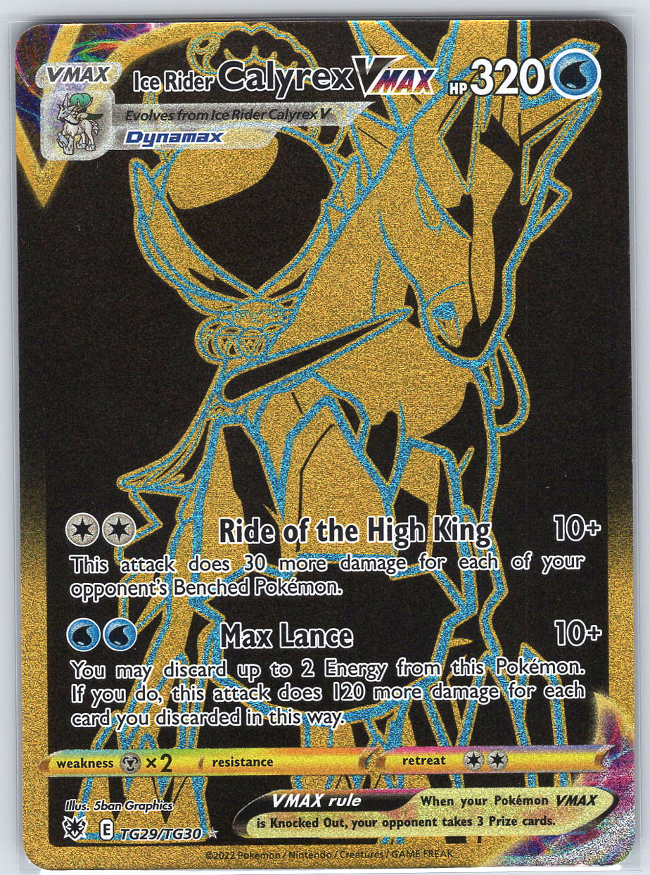 Ice Rider Calyrex VMAX (Secret) #TG29/TG30