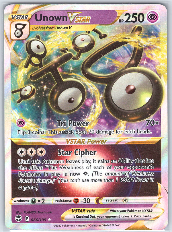 Unown VSTAR #066/195