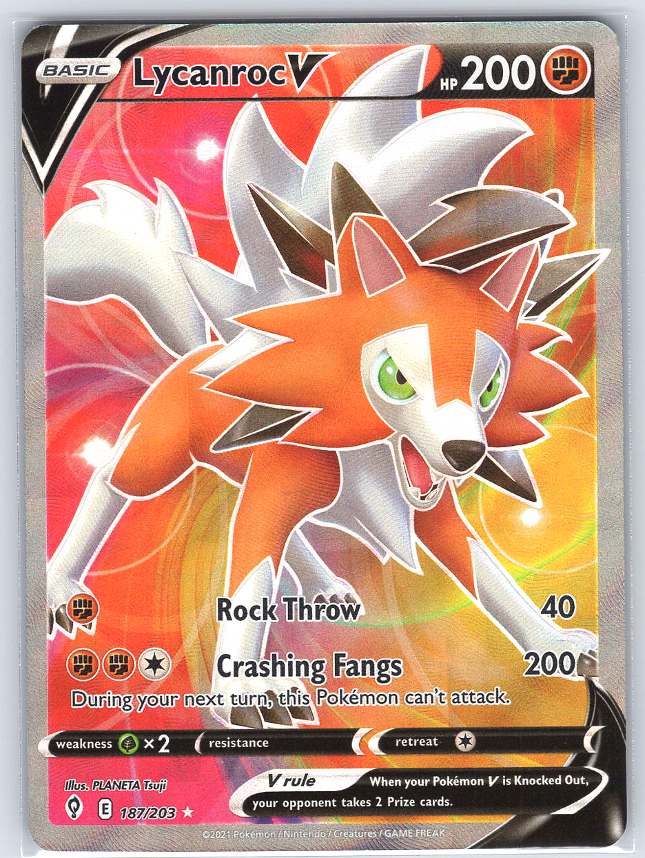Lycanroc V (Full Art) #187/203