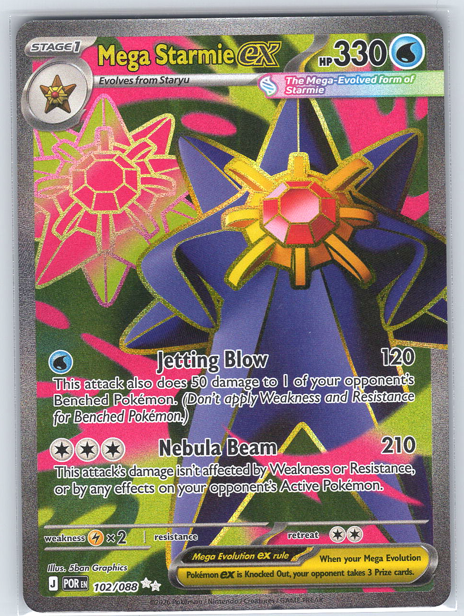 Mega Starmie ex #102/088
