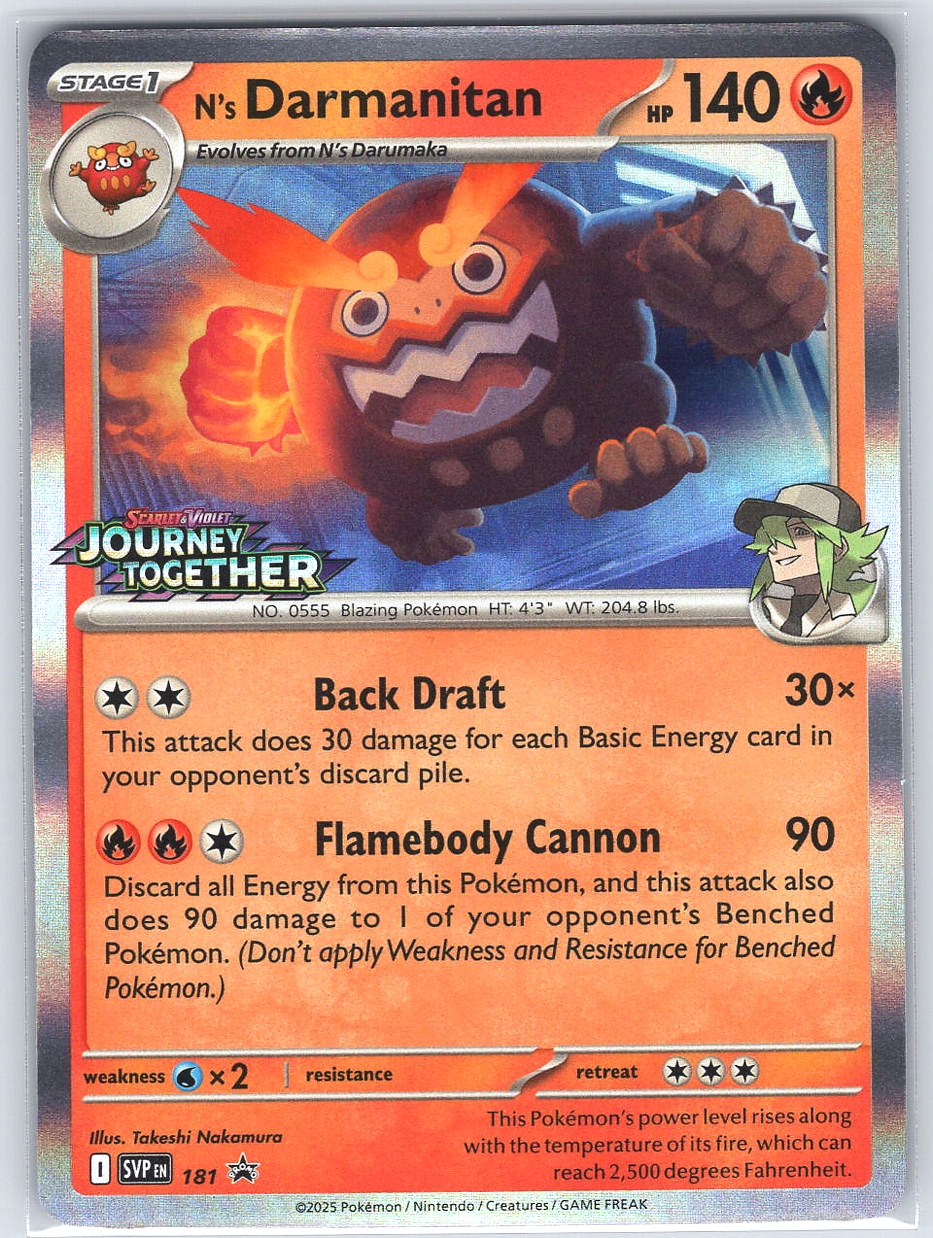 N's Darmanitan - 181 (Prerelease) #181