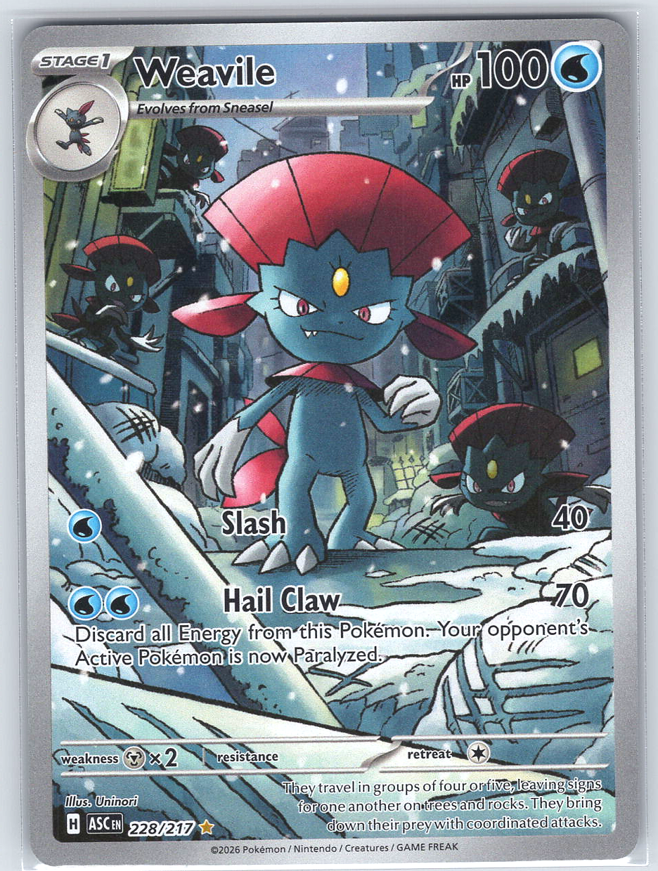 Weavile #228/217