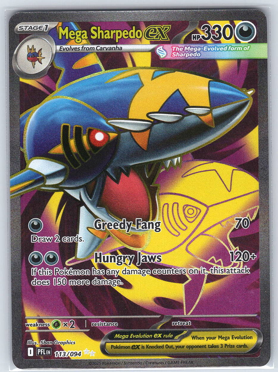 Mega Sharpedo ex #113/094