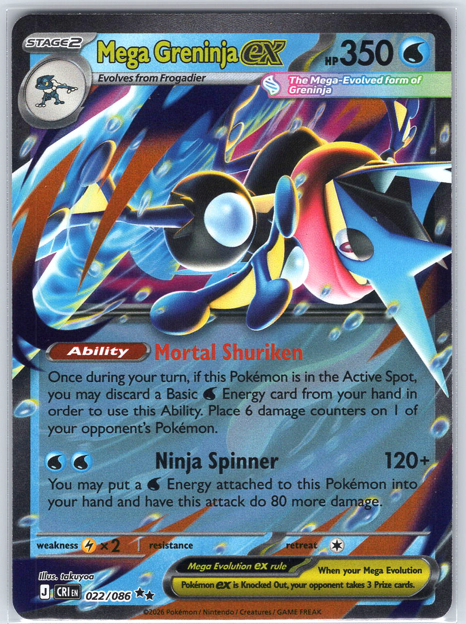 Mega Greninja ex #022/086