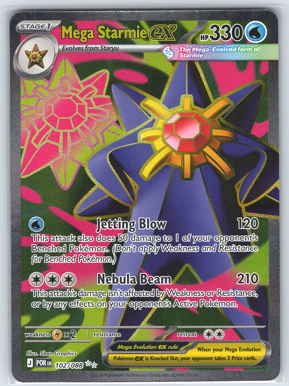 Mega Starmie ex #102/088