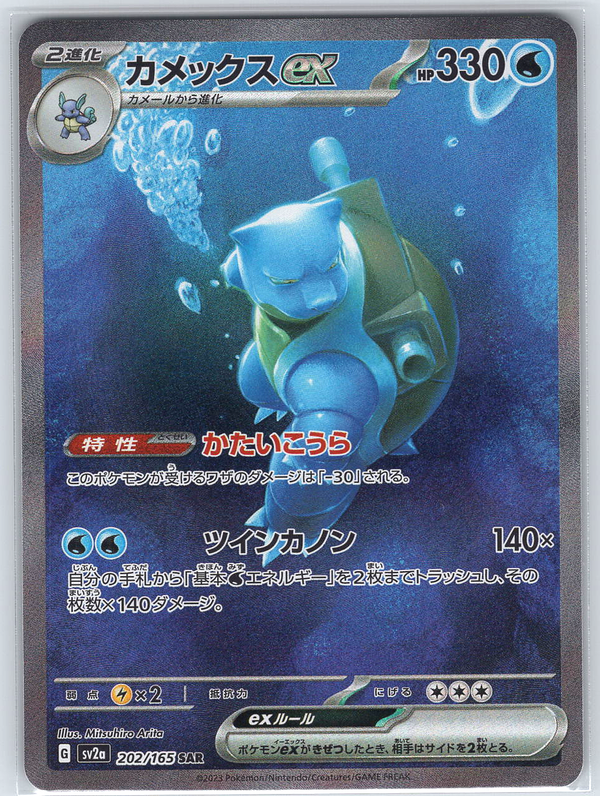 Blastoise ex #202/165
