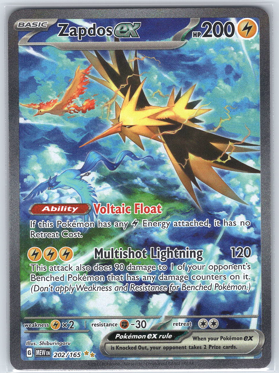 Zapdos ex #202/165