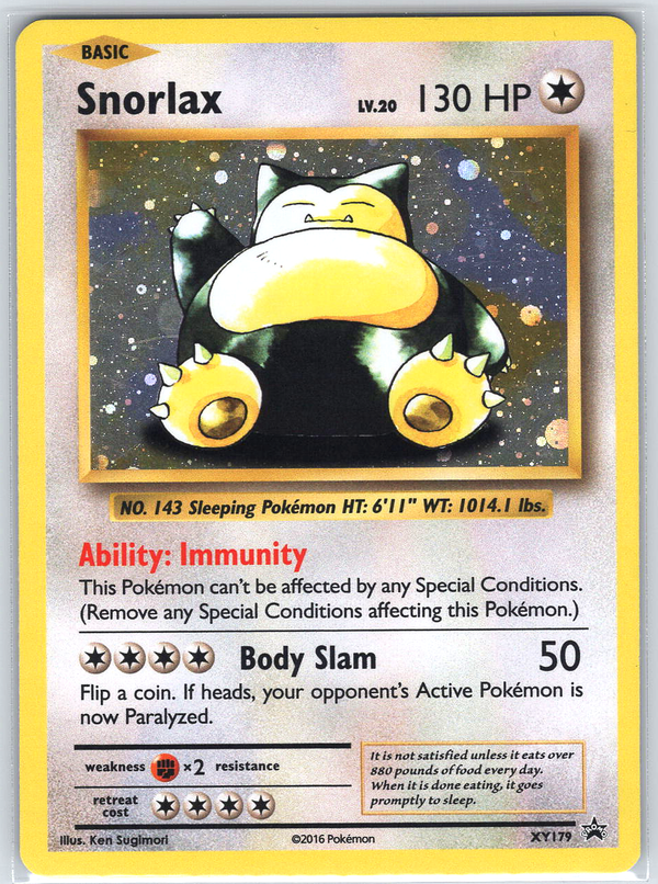 Snorlax #XY179 Promo