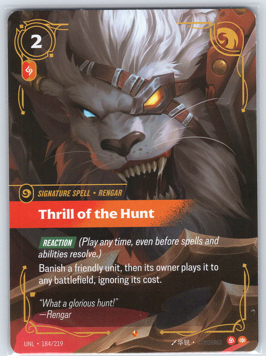 Thrill of the Hunt #184/219