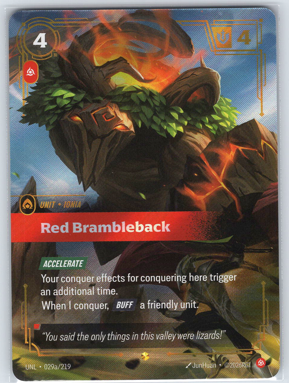 Red Brambleback (Alternate Art) #029a/219