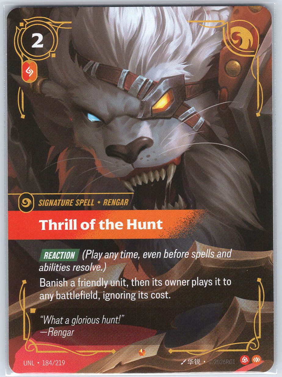 Thrill of the Hunt #184/219