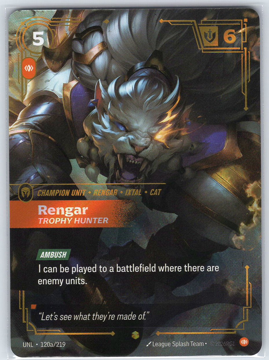 Rengar - Trophy Hunter (Alternate Art) #120a/219