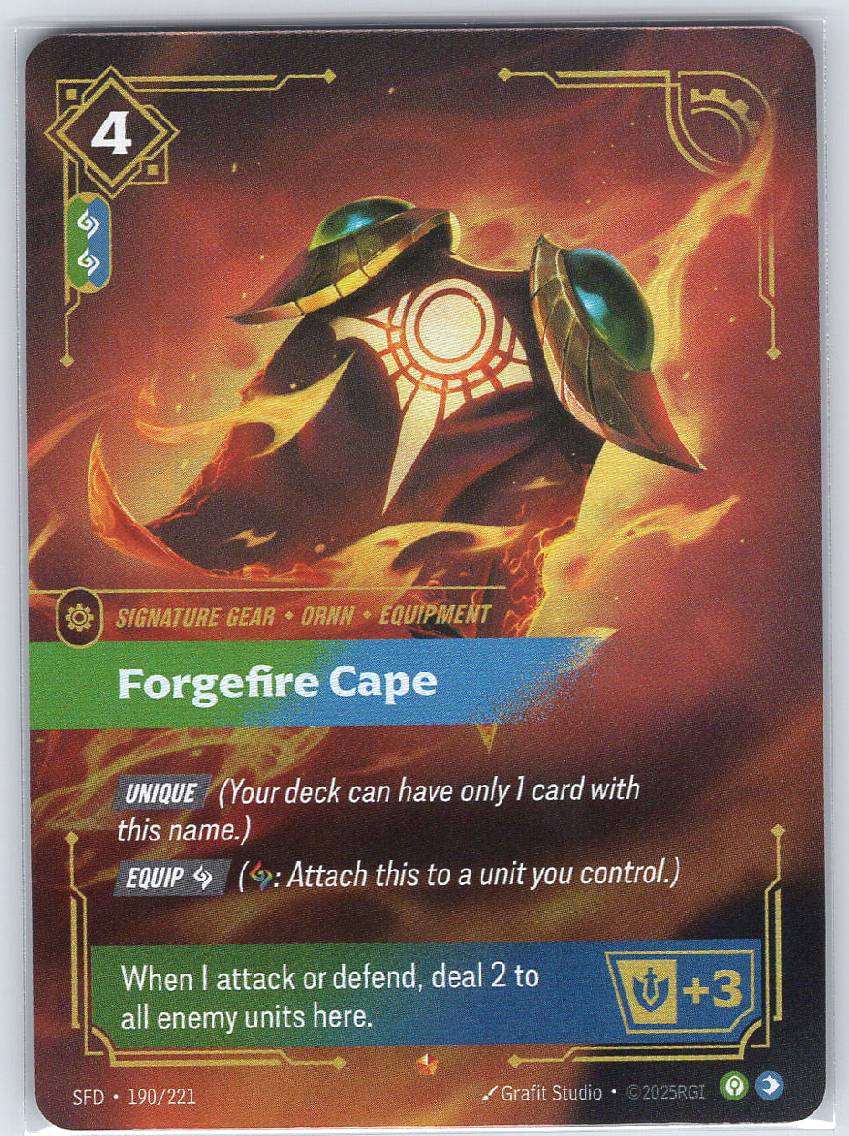 Forgefire Cape #190/221