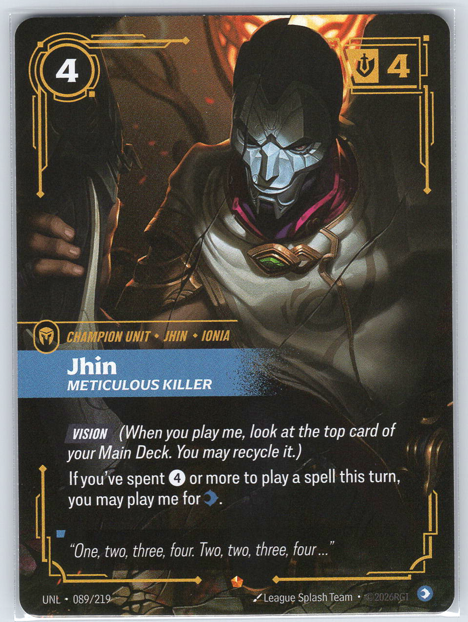Jhin - Meticulous Killer #089/219