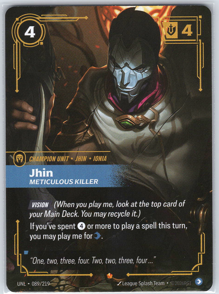 Jhin - Meticulous Killer #089/219