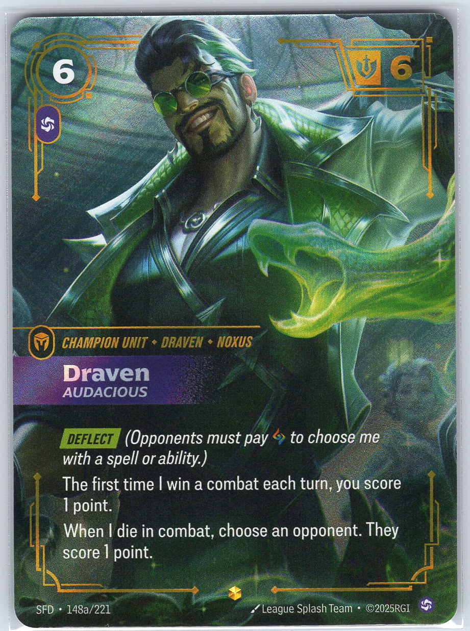 Draven - Audacious (Alternate Art) #148a/221