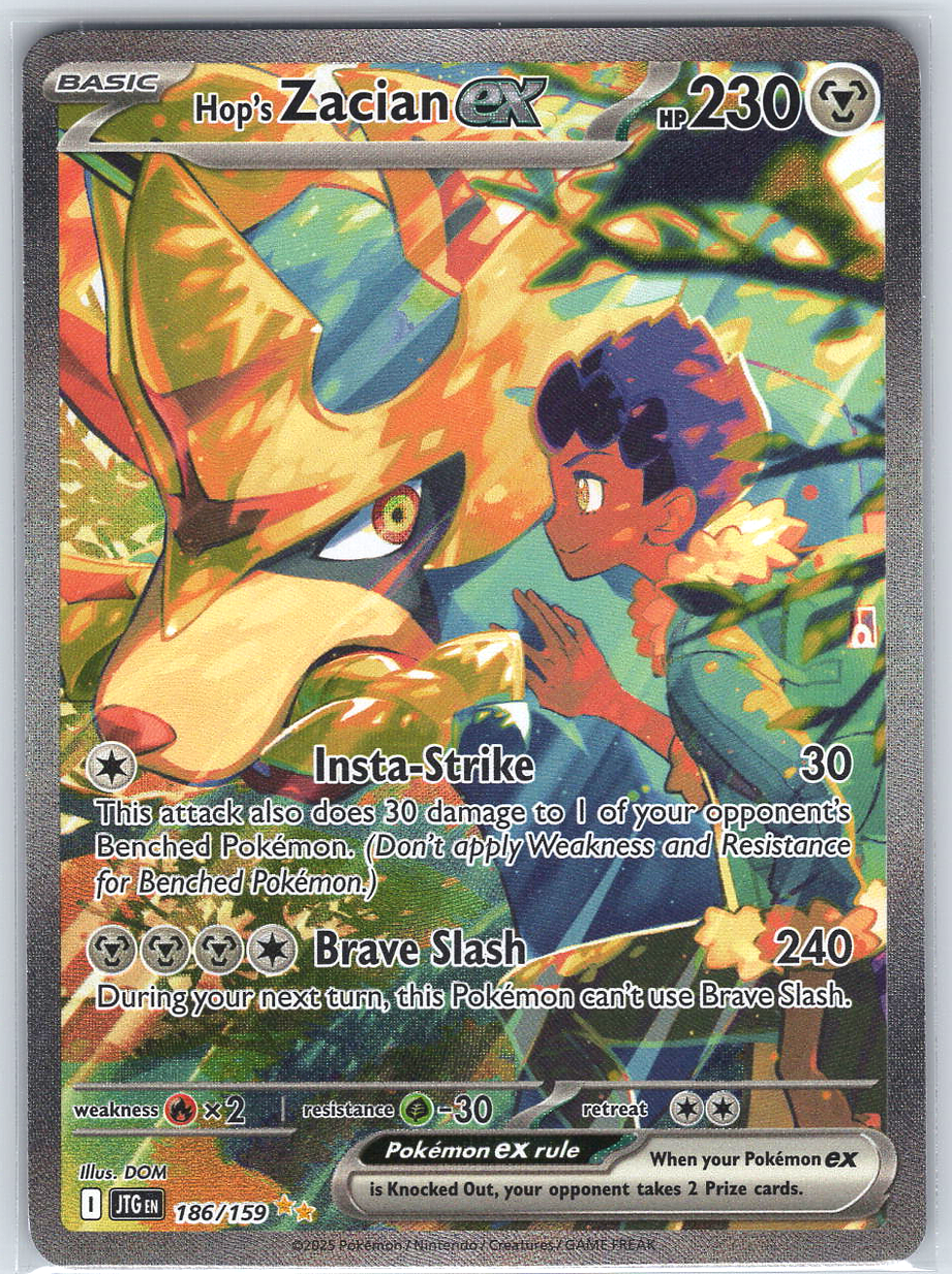 Hop's Zacian ex #186/159
