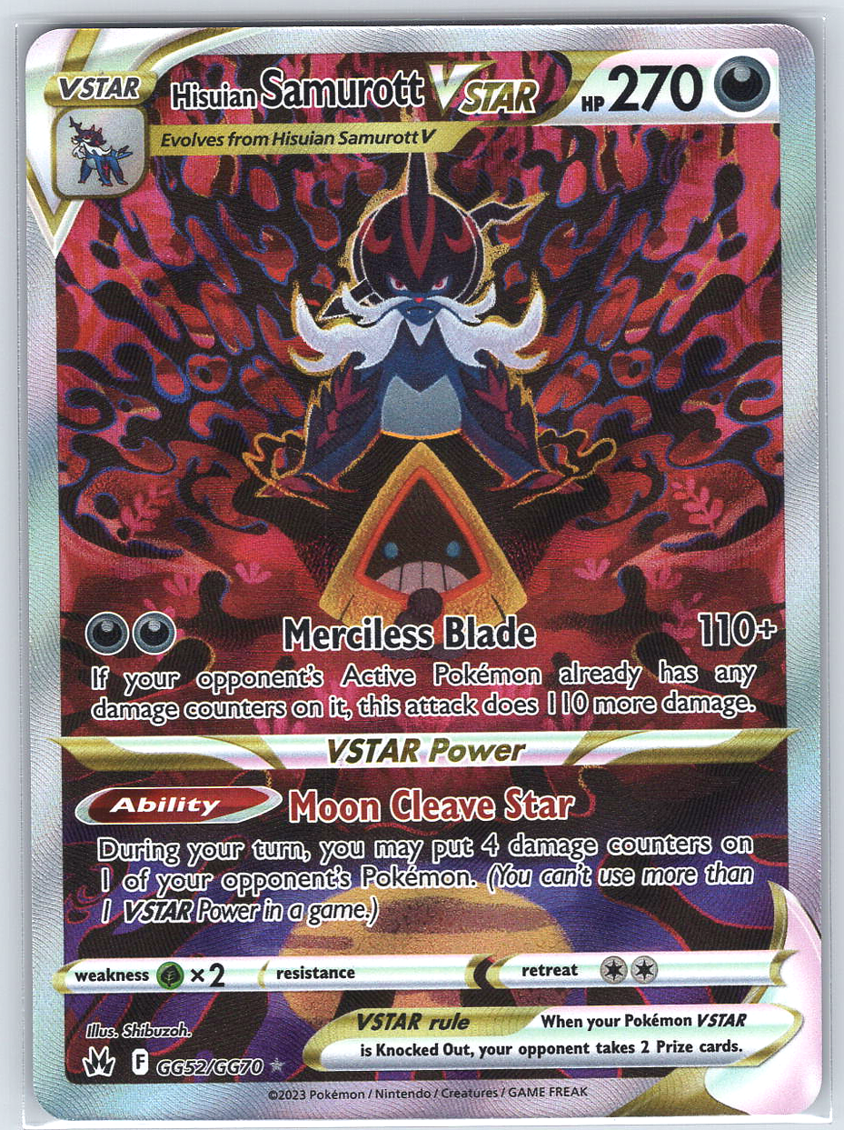 Hisuian Samurott V #GG52/GG70