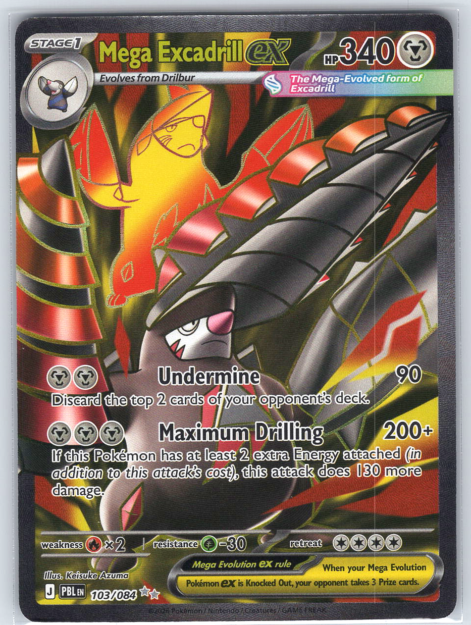 Mega Excadrill ex #103/084