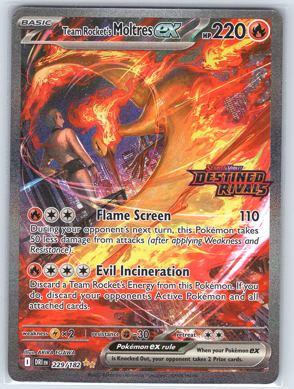 Team Rocket's Moltres ex #229/182