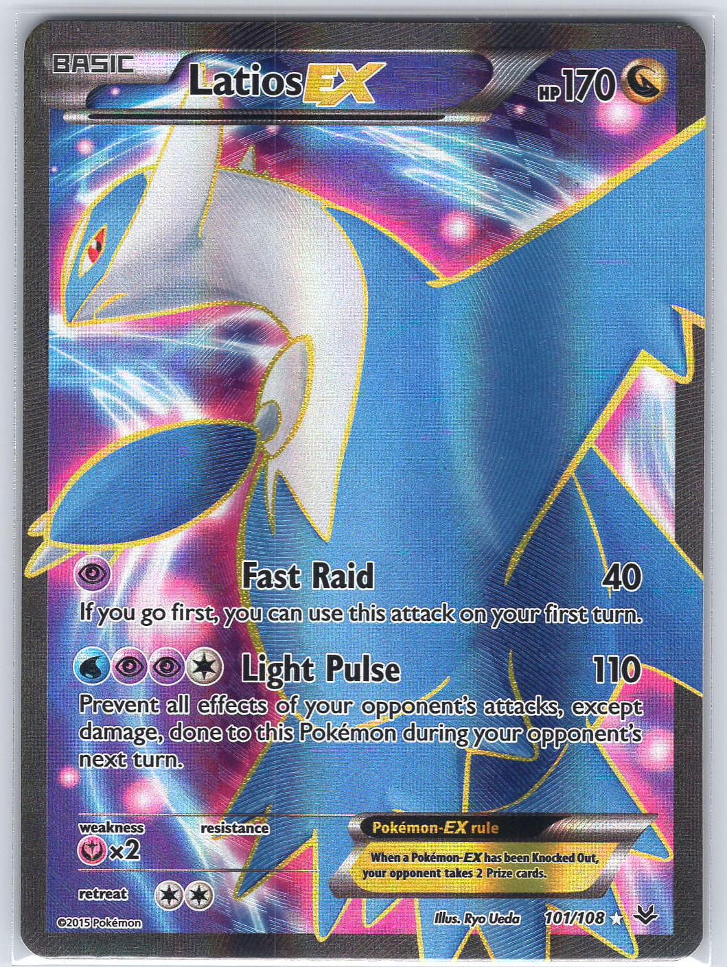 Latios EX (101 Full Art) #101/108