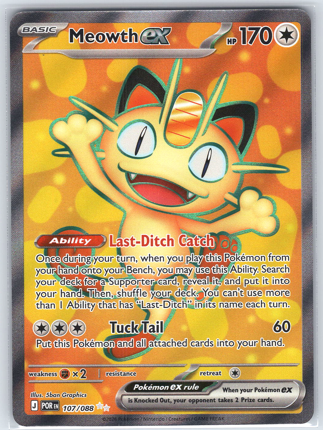 Meowth ex #107/088