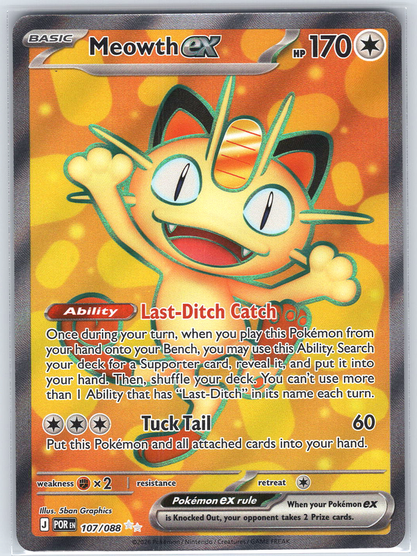 Meowth ex #107/088