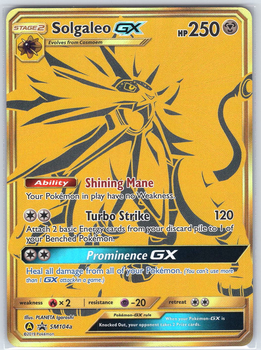 Solgaleo GX - SM104a #SM104a