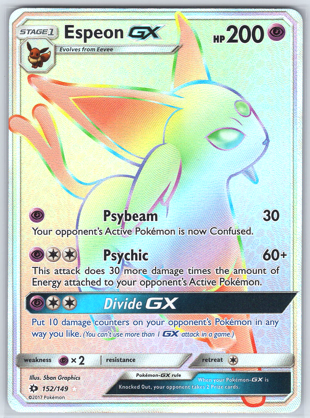 Espeon GX (Secret) #152/149