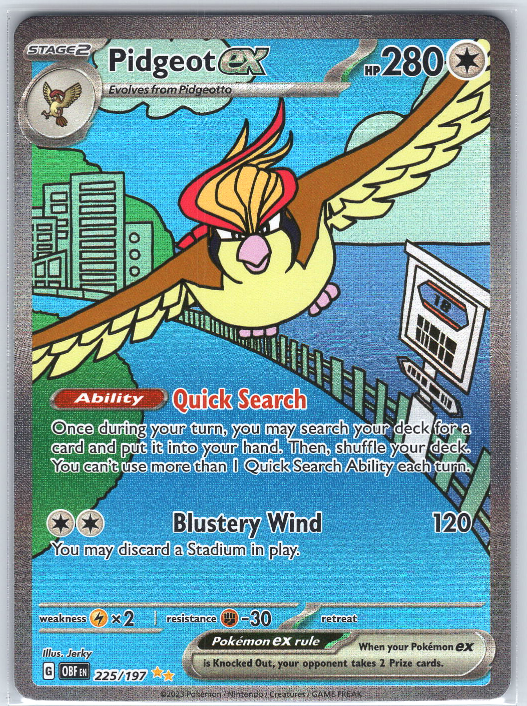 Pidgeot ex #225/197