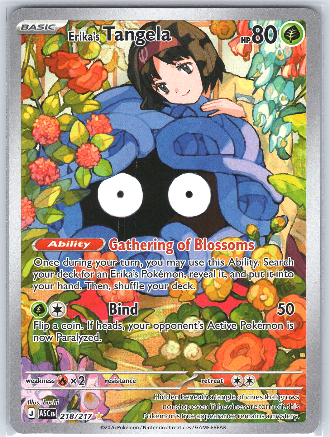Erika's Tangela #218/217