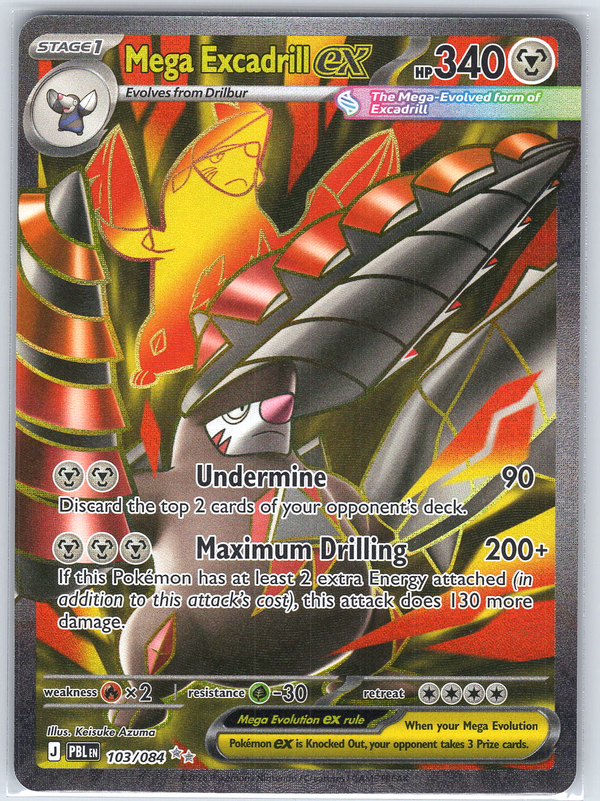 Mega Excadrill ex #103/084
