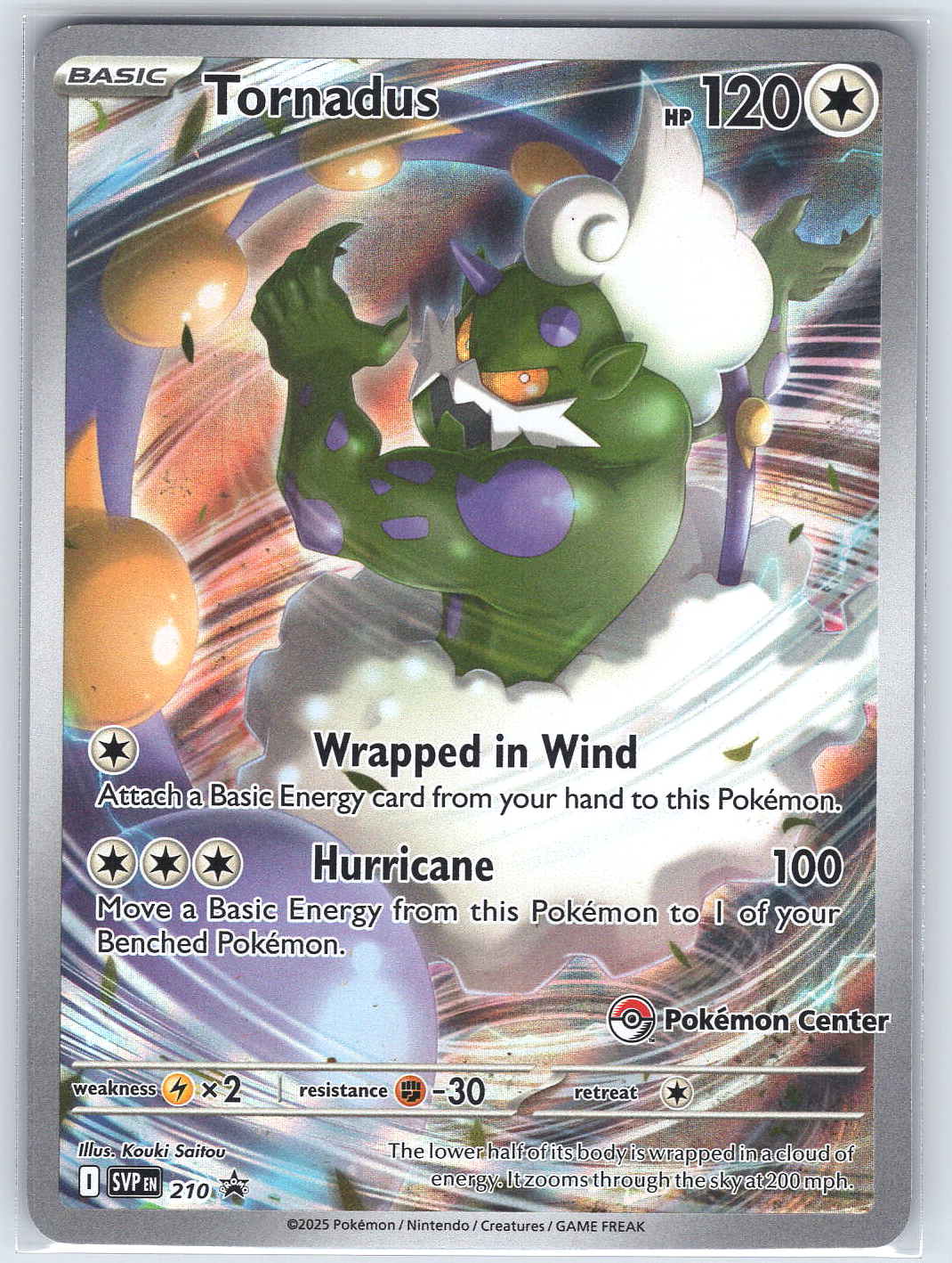 Tornadus - #210 (Pokémon Center)