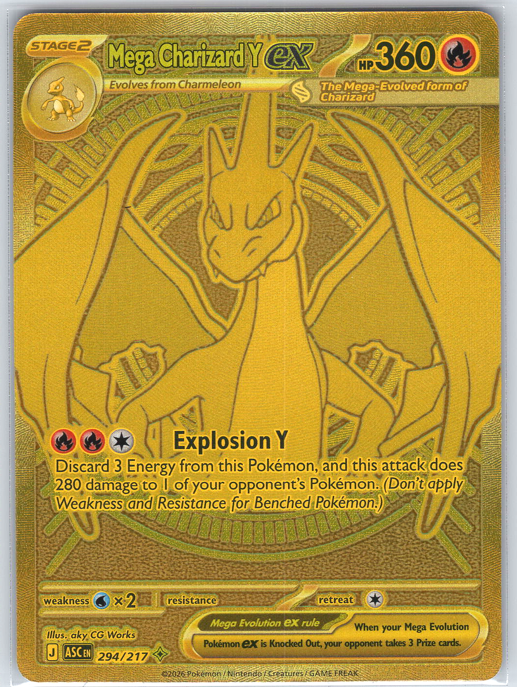 Mega Charizard Y ex #294/217