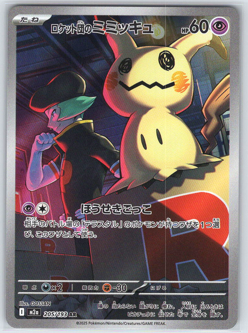 Team Rocket's Mimikyu #205/193