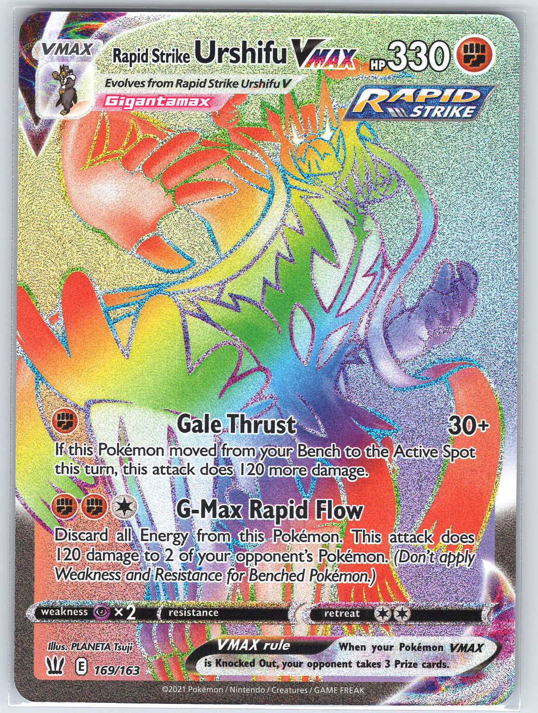 Rapid Strike Urshifu VMAX Secret #169