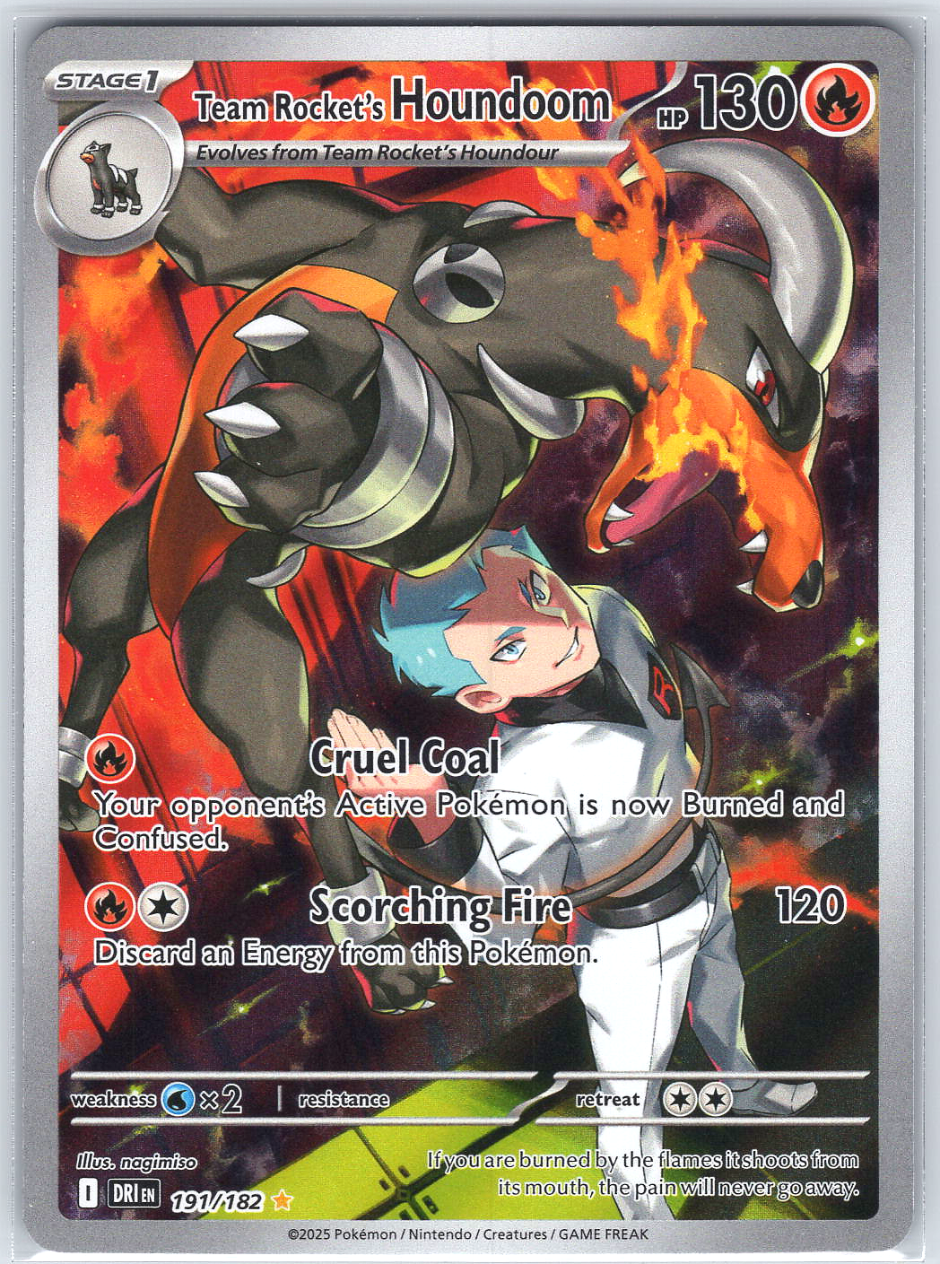 Team Rocket's Houndoom #191/182