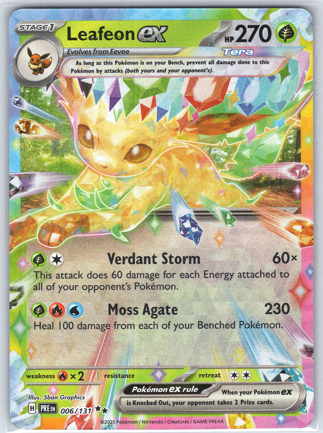 Leafeon ex #006/131