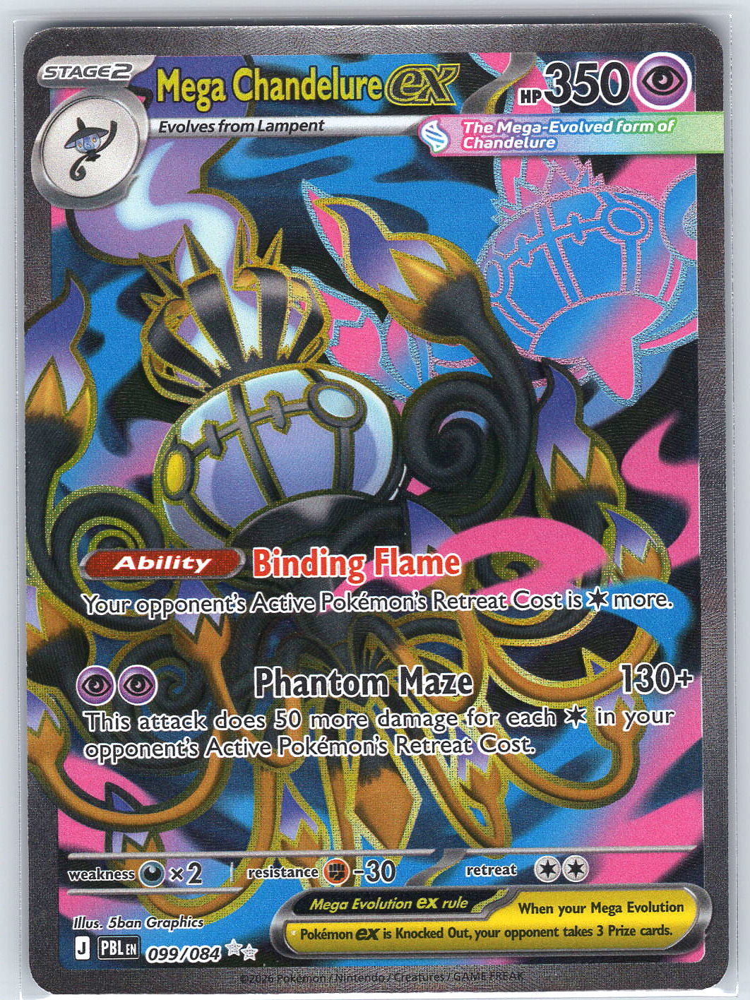Mega Chandelure ex #099/084