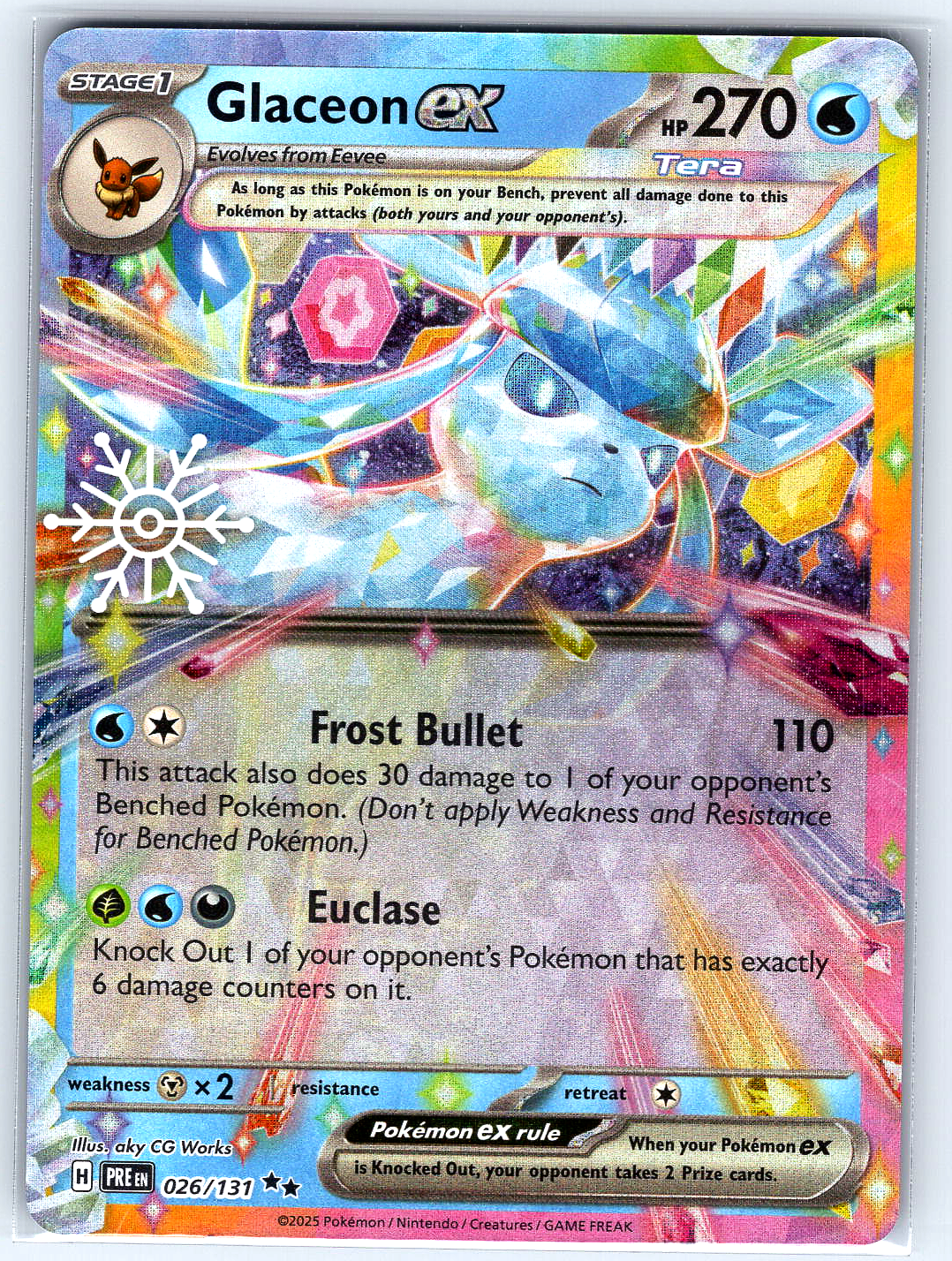 Glaceon ex - 026/131 (Holiday Calendar) #026/131