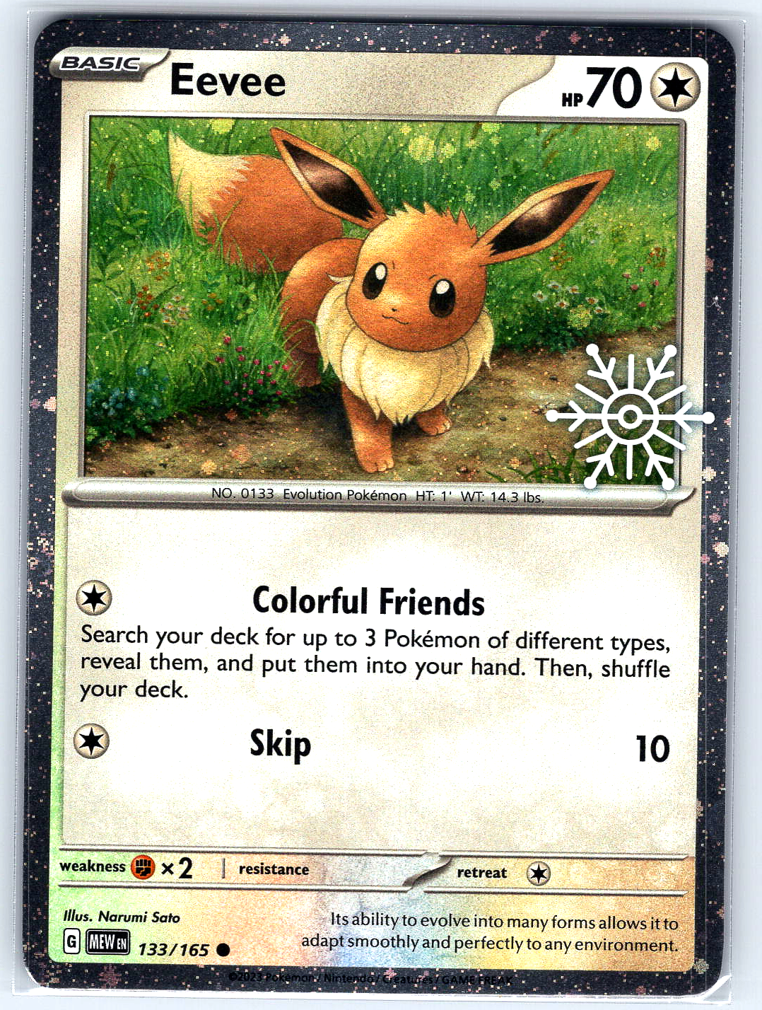 Eevee (Holiday Calendar) #133/165