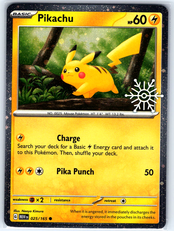 Pikachu - 025/165 (Holiday Calendar) #025/165