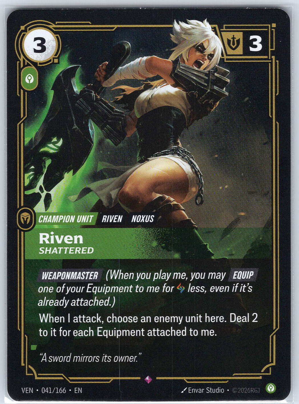 Riven, Shattered #041/166