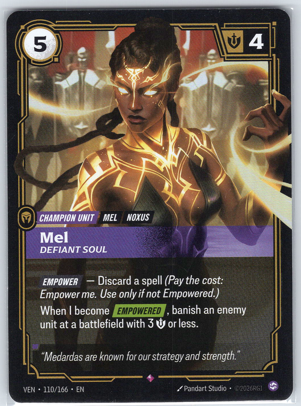 Mel, Defiant Soul #110/166