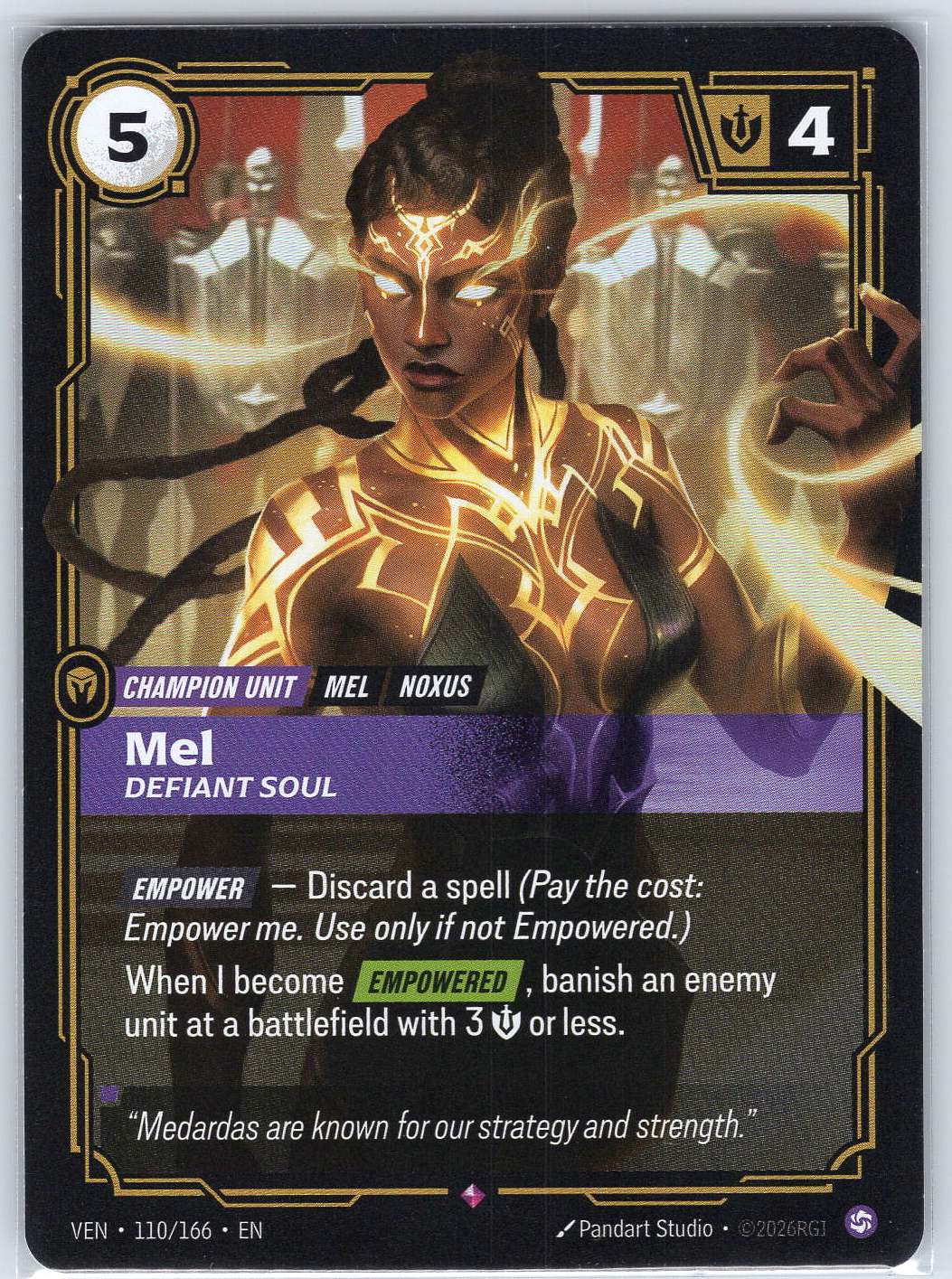Mel, Defiant Soul #110/166