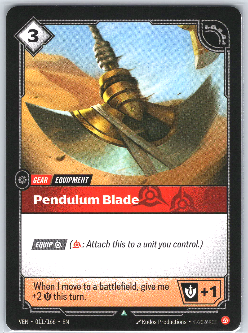 Pendulum Blade #011/166