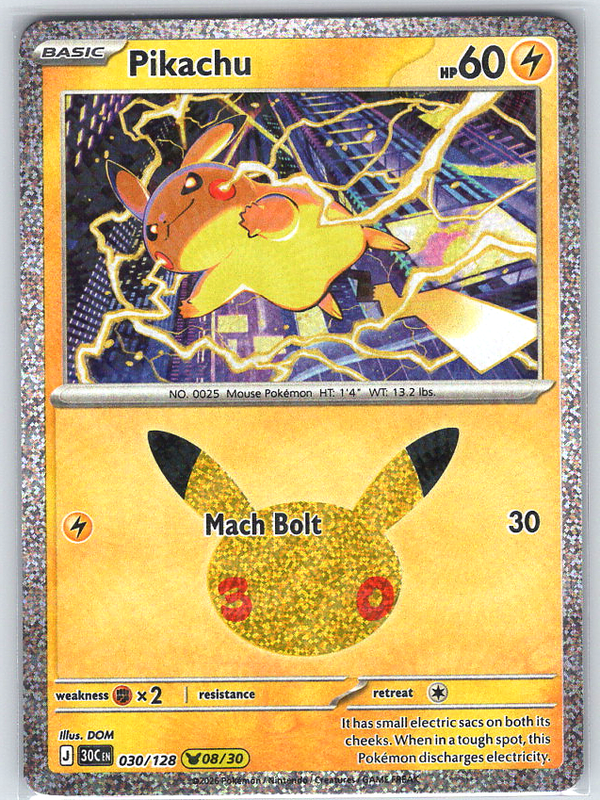 Pikachu #030/128